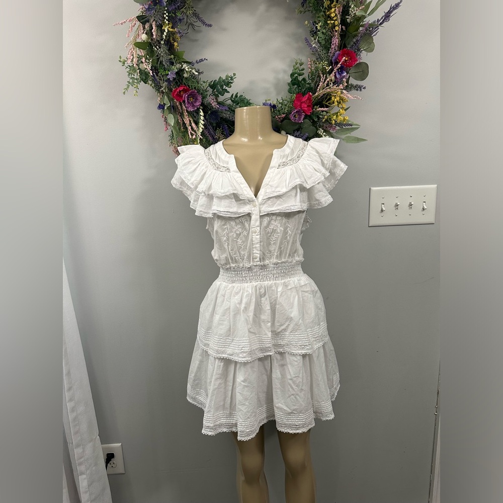 LoveShackFancy Dainty White Dress